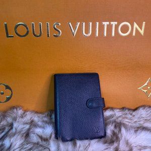 Louis Vuitton Epi Agenda Cover Black